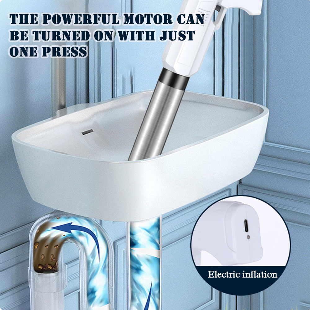 Plunger Toilet - Powerful Electric Toilet Plunger Shock Wave