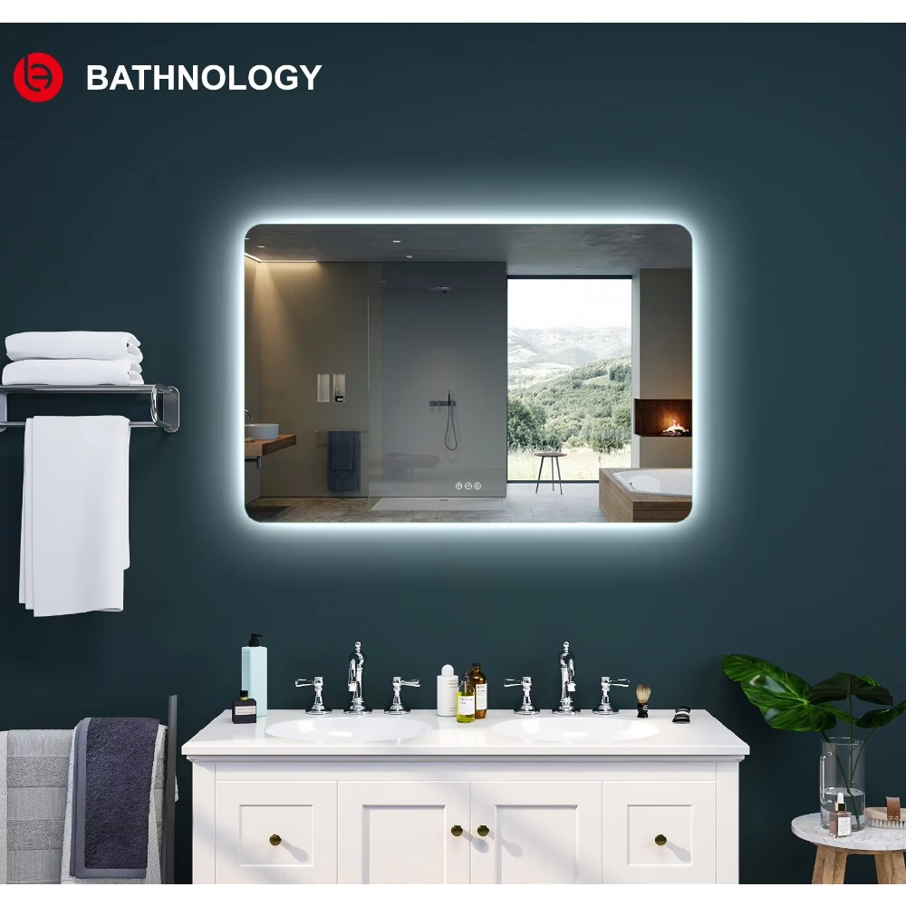 Bathroom Mirror Led - Manufacturer Backlit Rectangle Large LED Mirror