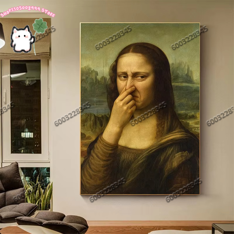 1PC Funny Art Posters Funny Ce - Home Design Bathroom review and price
