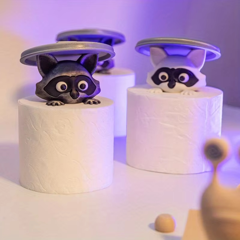 Cute Raccoon Toilet Paper Hold - Home Bathroom Decor Ideas review and price