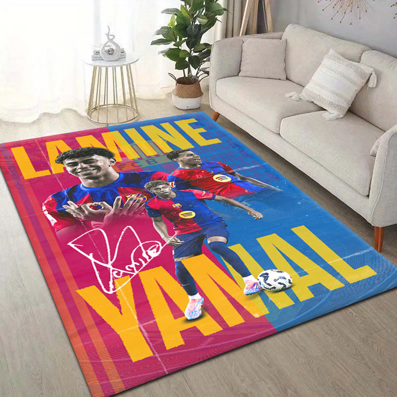 Hot 2026 Football Star L-lamin - Home Bathroom Carpet review and price