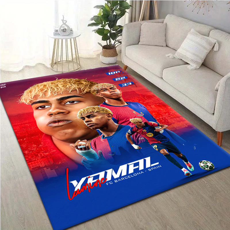 Hot 2026 Football Star L-lamin - Home Bathroom Carpet review and price