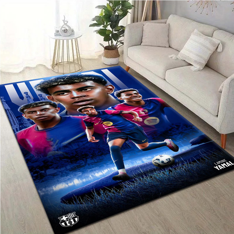 Hot 2026 Football Star L-lamin - Home Bathroom Carpet review and price