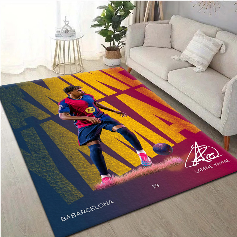 Hot 2026 Football Star L-lamin - Home Bathroom Carpet review and price
