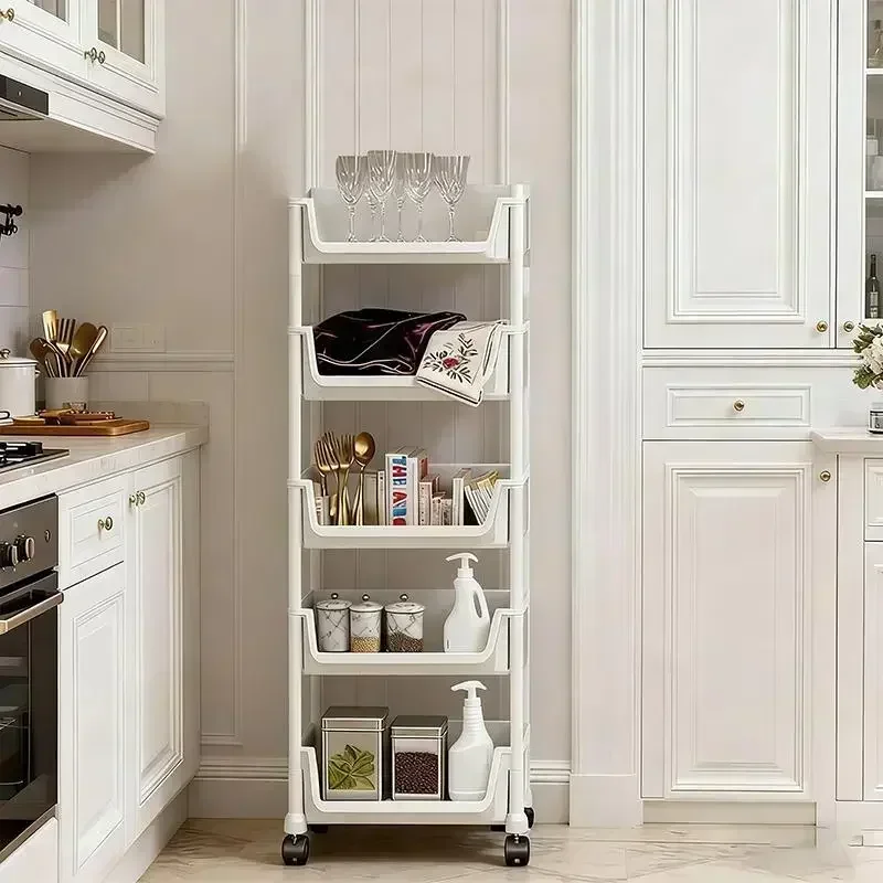 5-Tier Rolling Storage Cart wi - Home Bathroom Organizer review and price