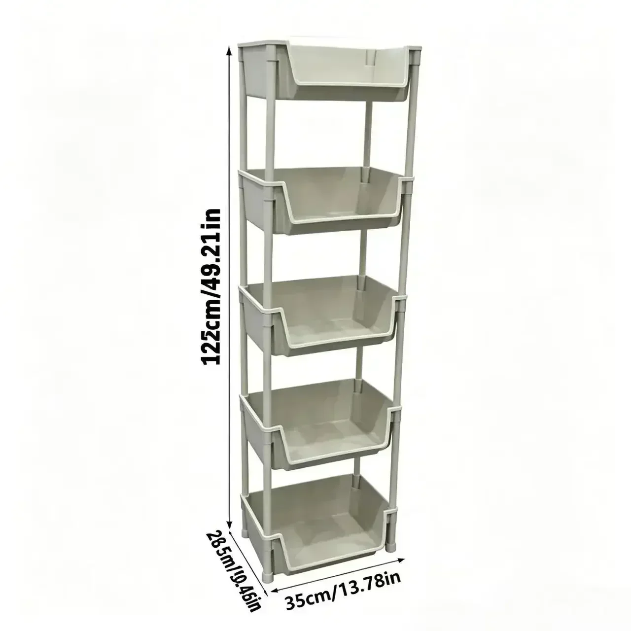 5-Tier Rolling Storage Cart wi - Home Bathroom Organizer review and price