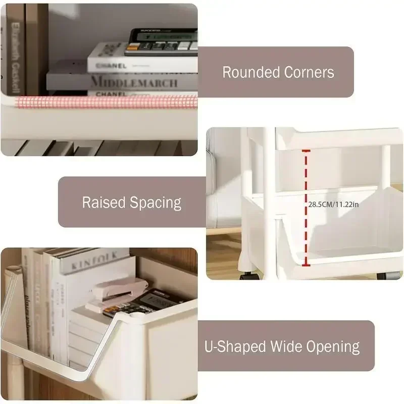 5-Tier Rolling Storage Cart wi - Home Bathroom Organizer review and price