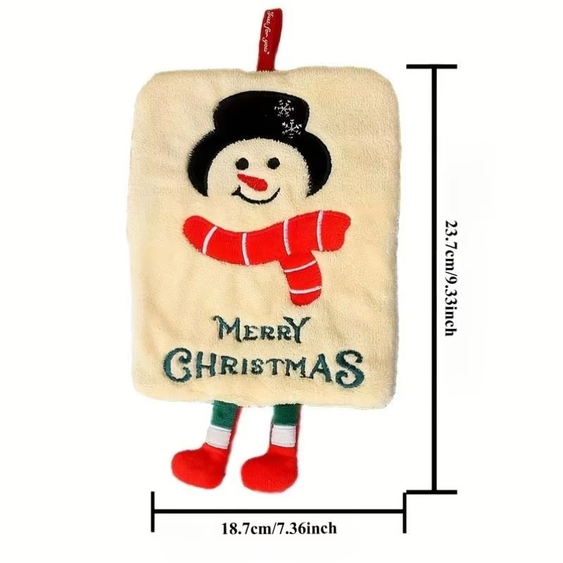 Xmas Hanging Hand Towel Coral  - Home Design Bathroom review and price