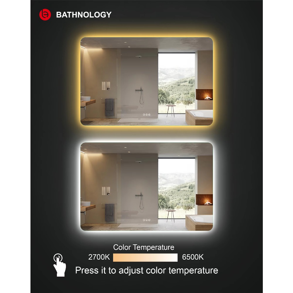 Manufacturer Backlit Rectangle - Bathroom Mirror Led review and price