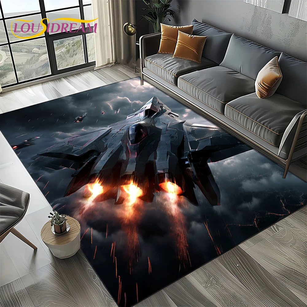 3D Space Spitfire Aircraft  Ai - Jet Home Bathroom Mats review and price