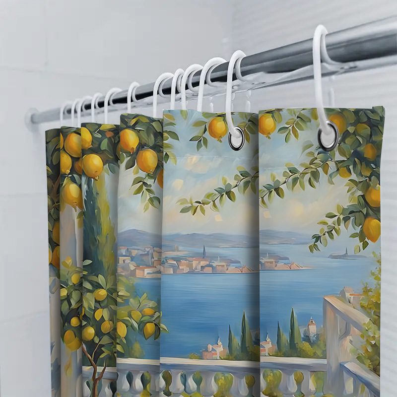 Mediterranean Lemon Garden Sho - Home Bathroom Decor Ideas review and price