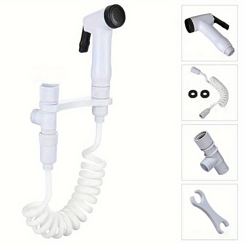 1set White Handheld Bidet Spra - Plunger Toilet review and price