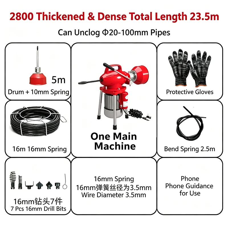 Electric Drain Cleaner Kitchen - Plunger Toilet review and price