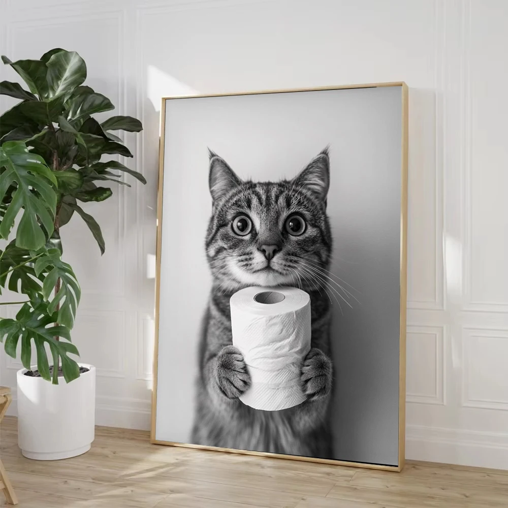Highland Cow Otter Cat  Raccoo - Home Design Bathroom review and price