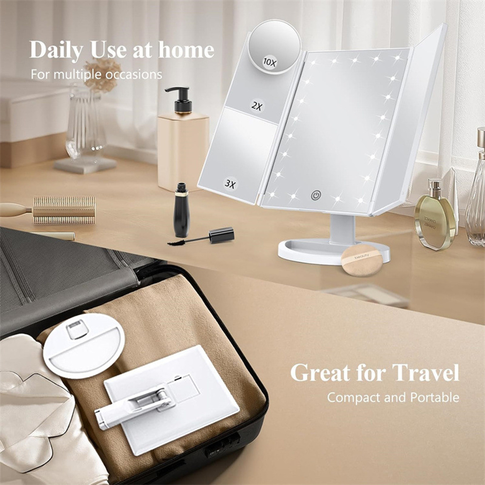 Bathroom Folding Makeup Mirror - Bathroom Mirror Led review and price