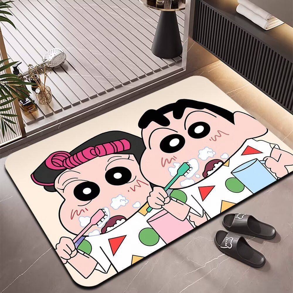 Crayon Shin-Chan Cartoon Diato - Home Bathroom Carpet review and price