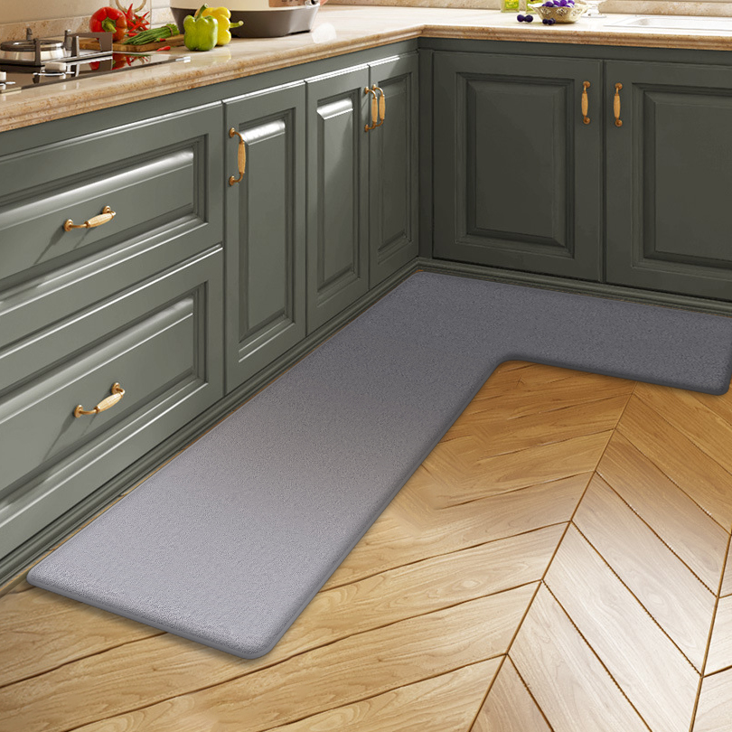 Solid color kitchen L-shaped d - Home Bathroom Carpet review and price