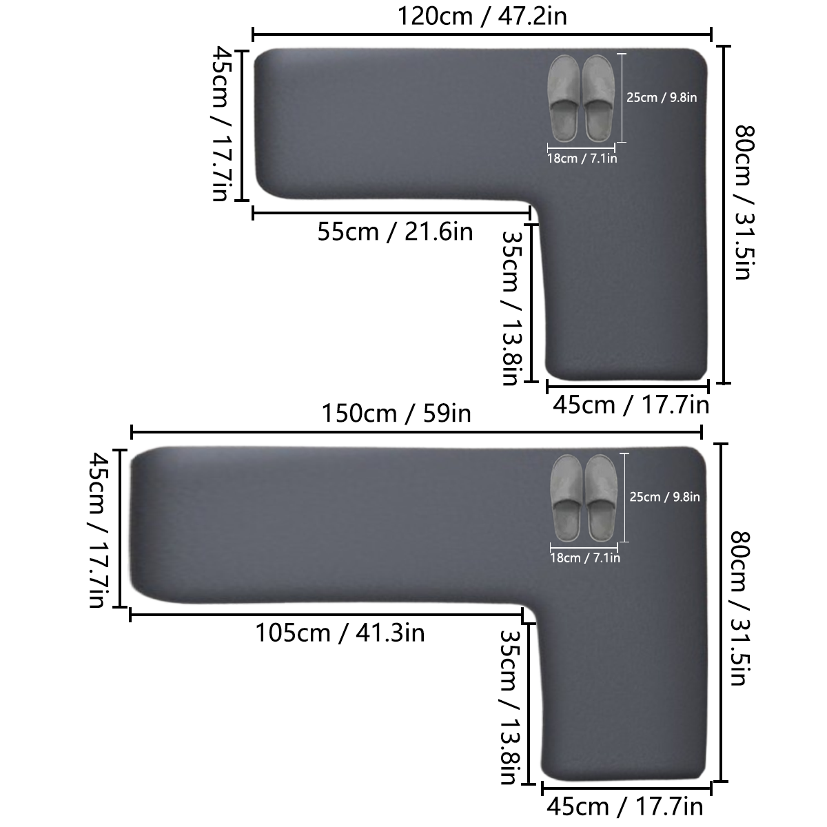 Simple thickened corner floor  - Home Bathroom Carpet review and price