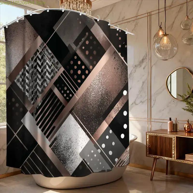 Modern Geometric Abstract Show - Home Bathroom Decor Ideas review and price