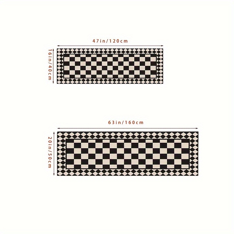 VIKAMA Black White Checkered A - Japan Bathroom.Home review and price