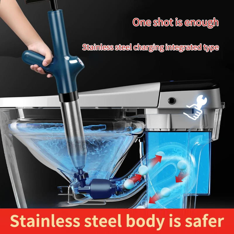 High Pressure Air Drain Blaste - Plunger Toilet review and price
