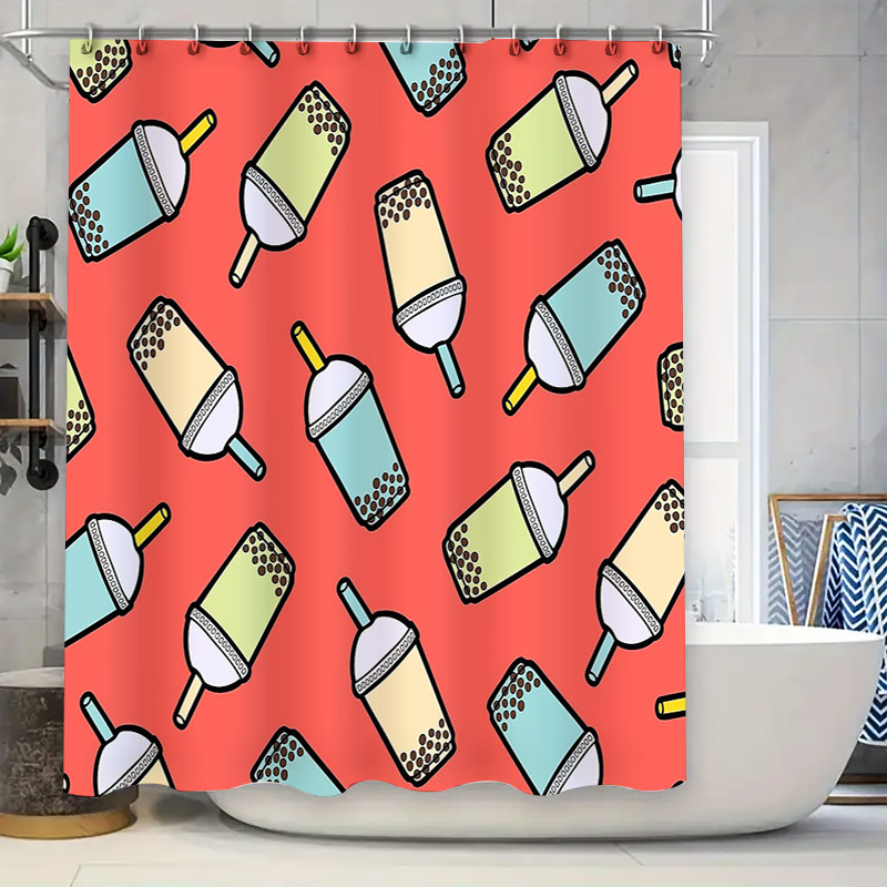 Unique Bubble Tea Shower Curta - Home Bathroom Decor Ideas review and price