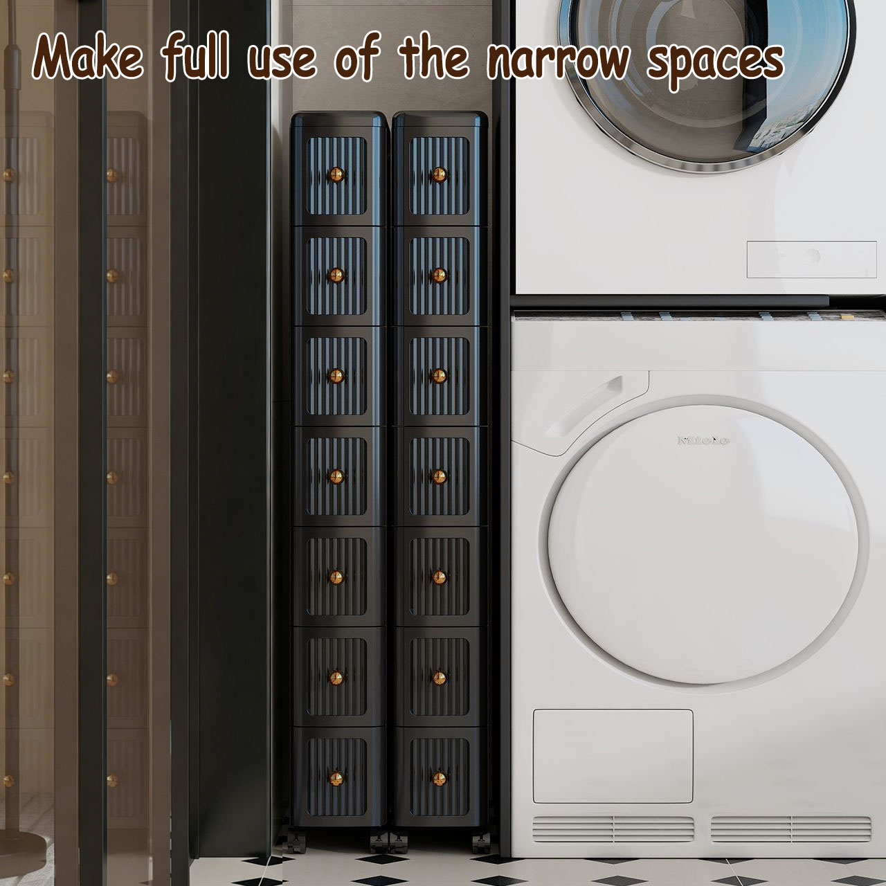 15CM Narrow Gap Drawer Storage - Home Bathroom Organizer review and price