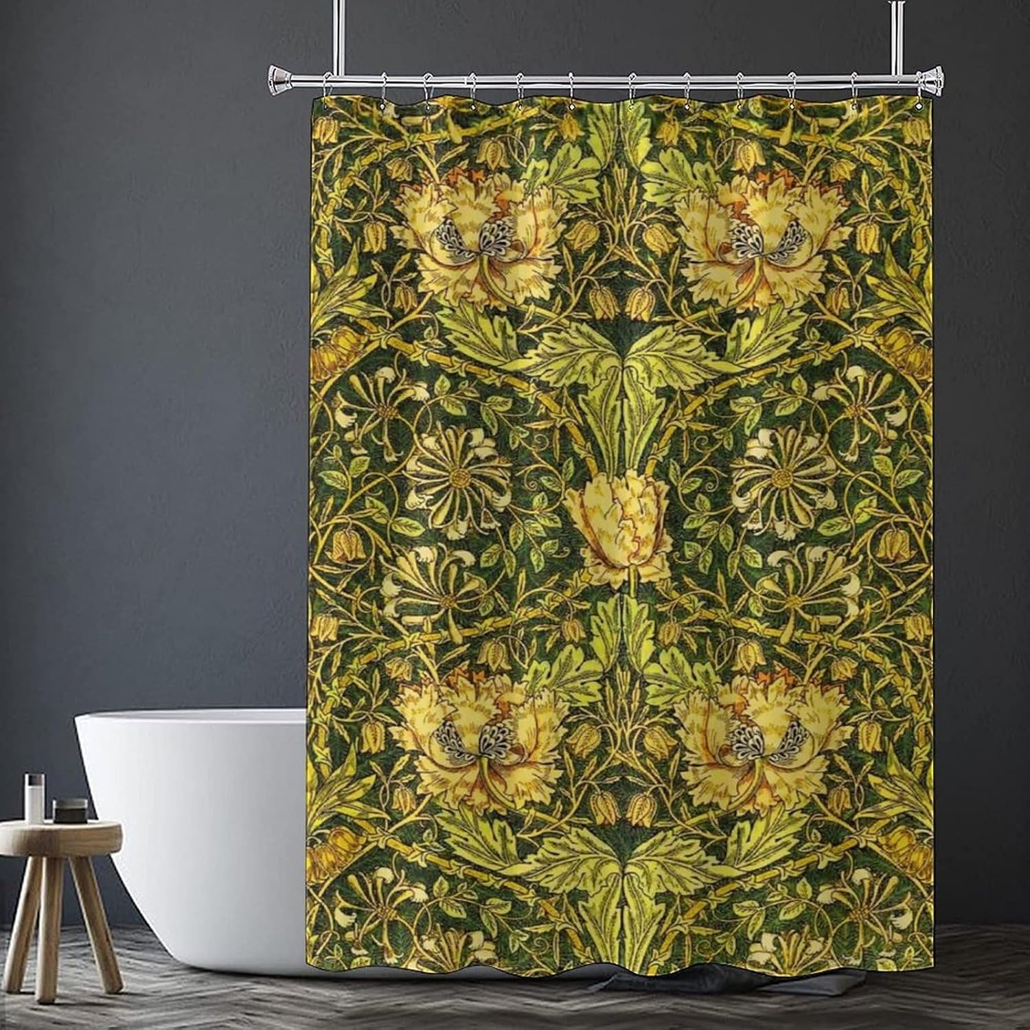 Waterproof Botanical Shower Cu - Home Bathroom Decor Ideas review and price