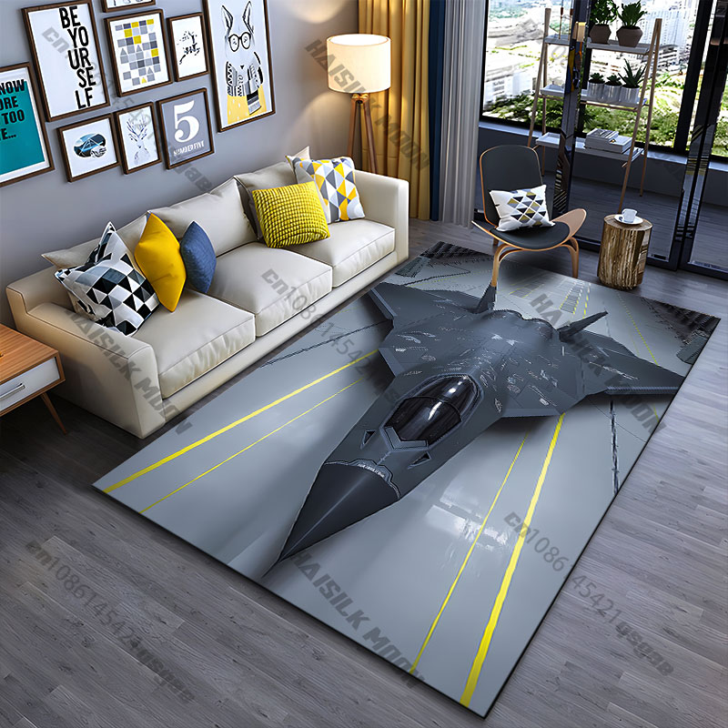 Advanced stealth fighter jet c - Jet Home Bathroom Mats review and price
