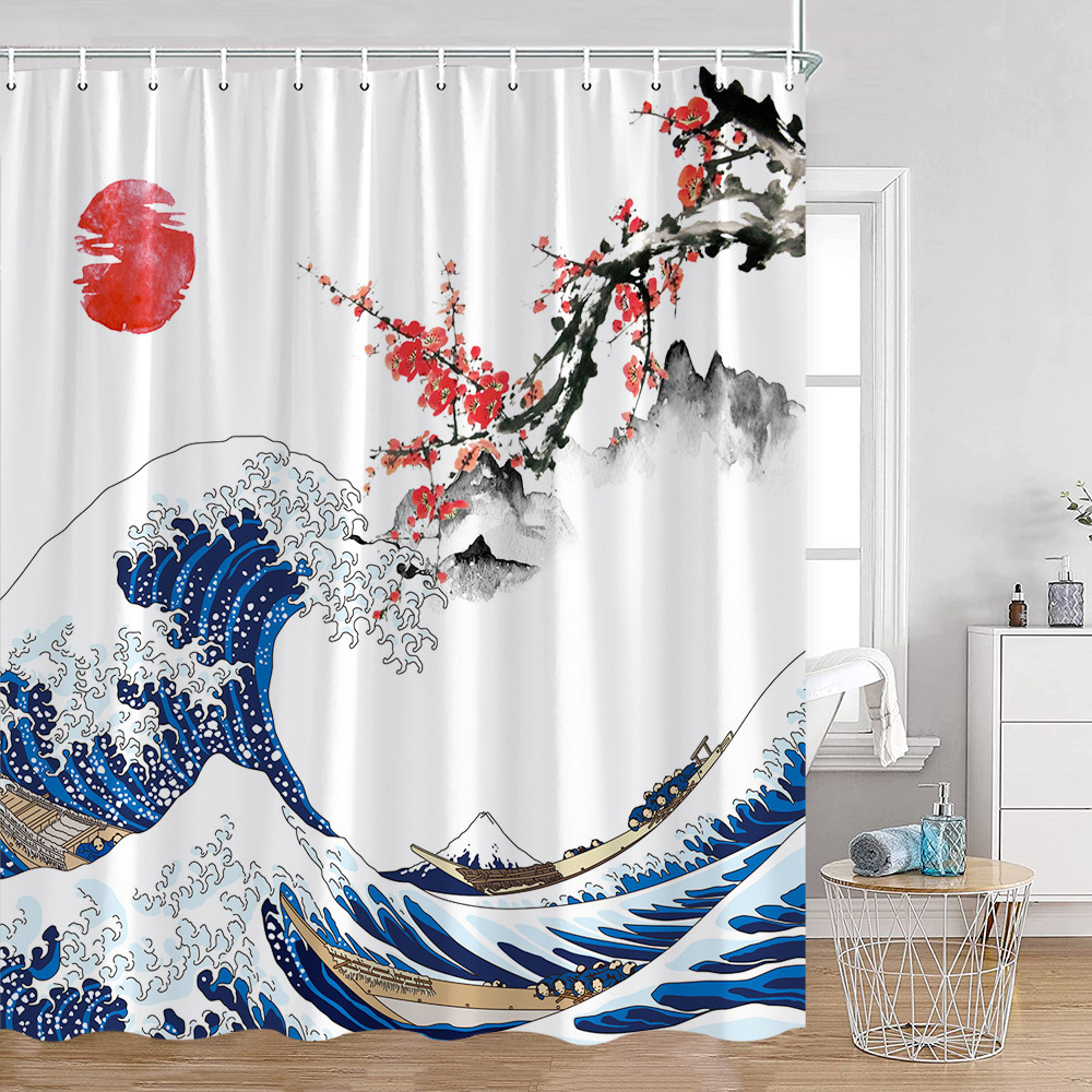 Japanese Style Shower Curtains - Japan Bathroom.Home review and price