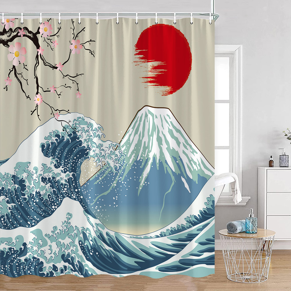 Japanese Style Shower Curtains - Japan Bathroom.Home review and price