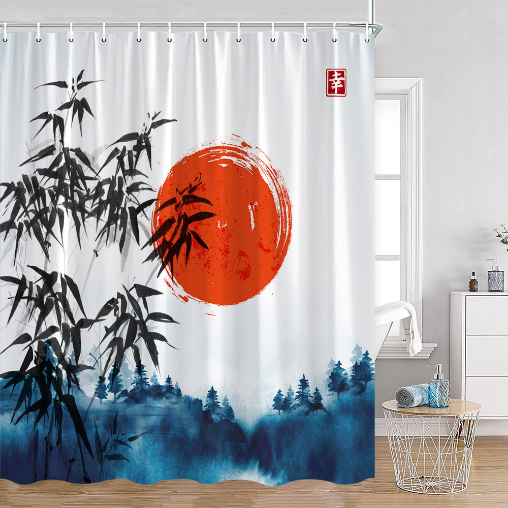 Japanese Style Shower Curtains - Japan Bathroom.Home review and price