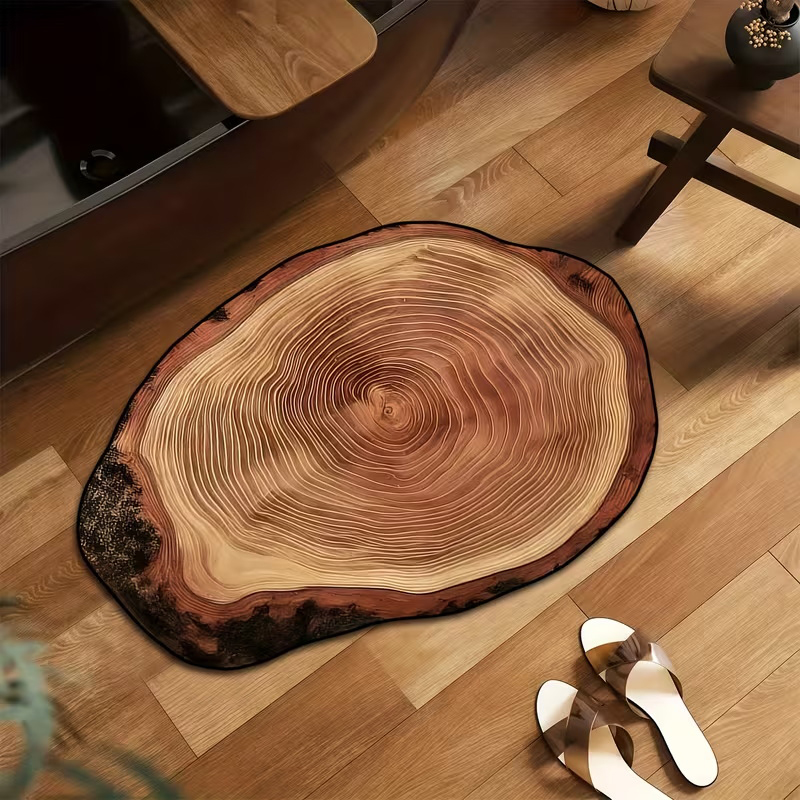 1pc Exquisite Simulated Wood T - Jet Home Bathroom Mats review and price