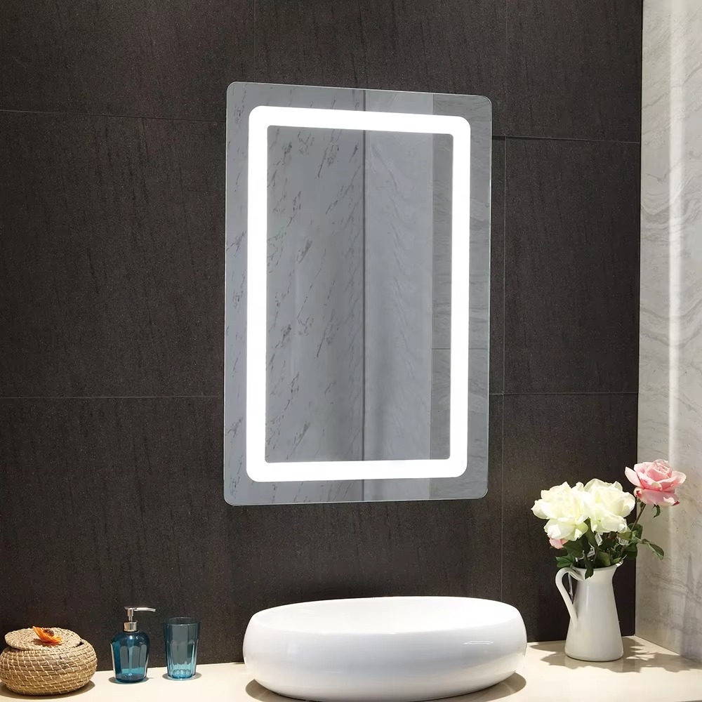 Frameless Rectangle LED Bathro - Bathroom Mirror Led review and price