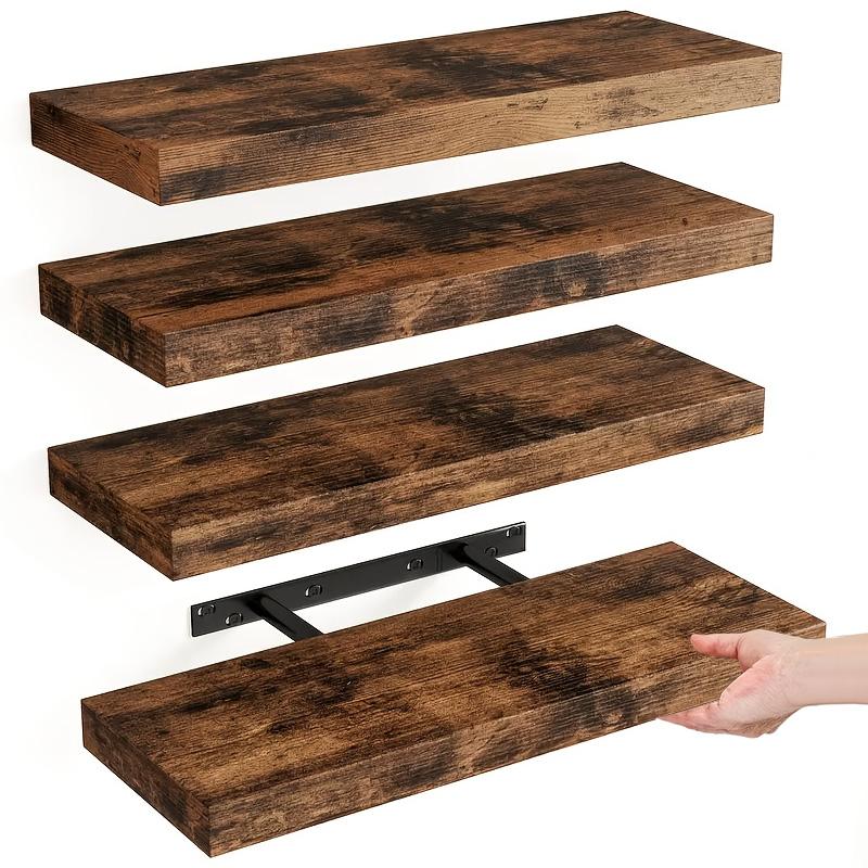 4Pcs Floating Shelves Wall Mou - Home Bathroom Organizer review and price