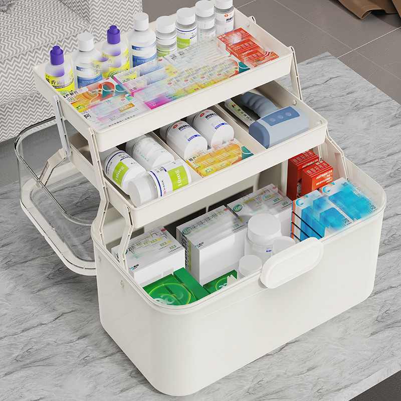 Large Capacity Clear Lid Medic - Home Bathroom Organizer review and price