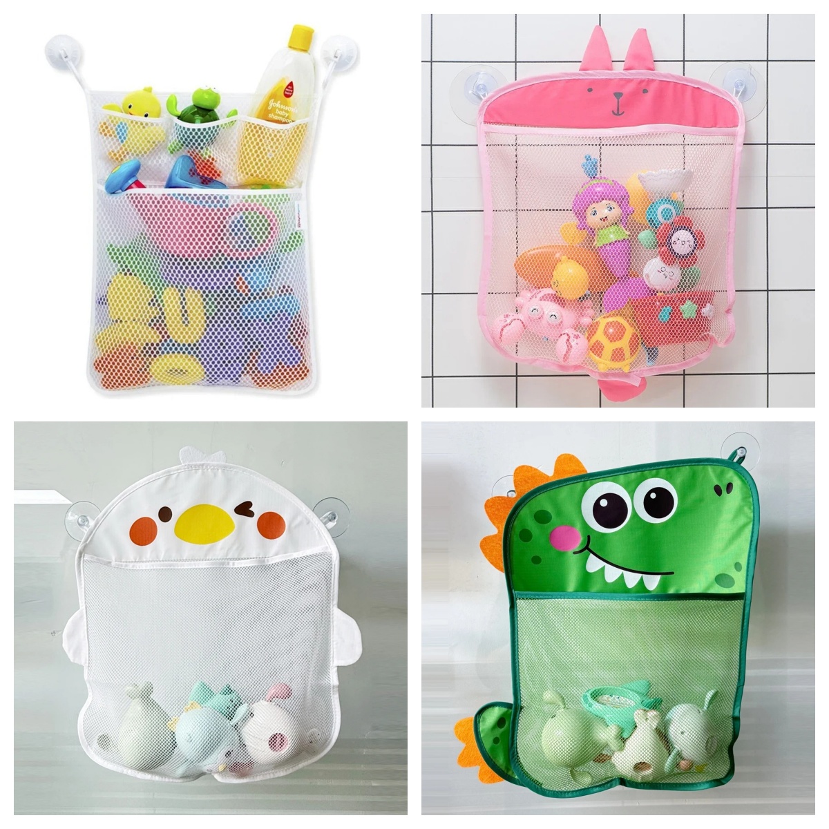 Baby Bathroom Mesh Bag Cartoon - Home Bathroom Organizer review and price