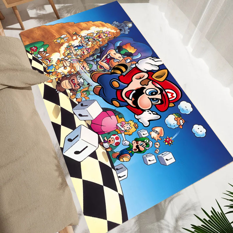 Cartoon S-Super M-Mario Bros G - Home Bathroom Carpet review and price