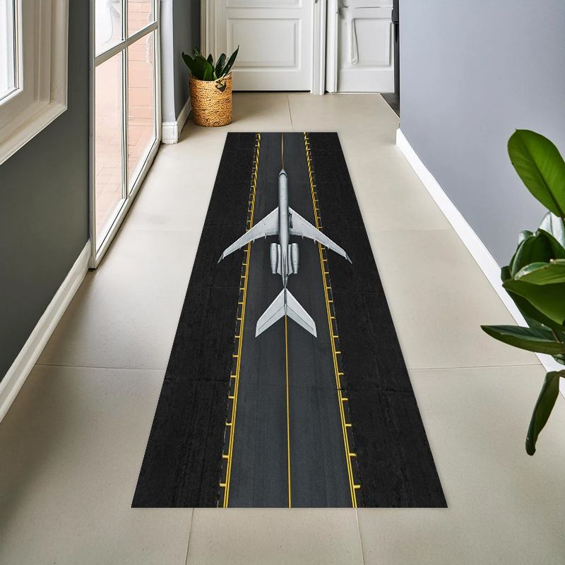Airport Runway Jet Airplane Av - Jet Home Bathroom Mats review and price