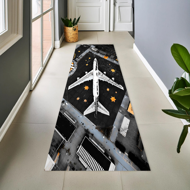 Airport Runway Jet Airplane Av - Jet Home Bathroom Mats review and price