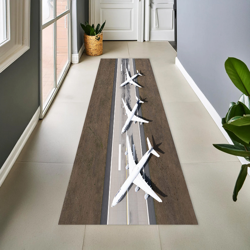 Airport Runway Jet Airplane Av - Jet Home Bathroom Mats review and price