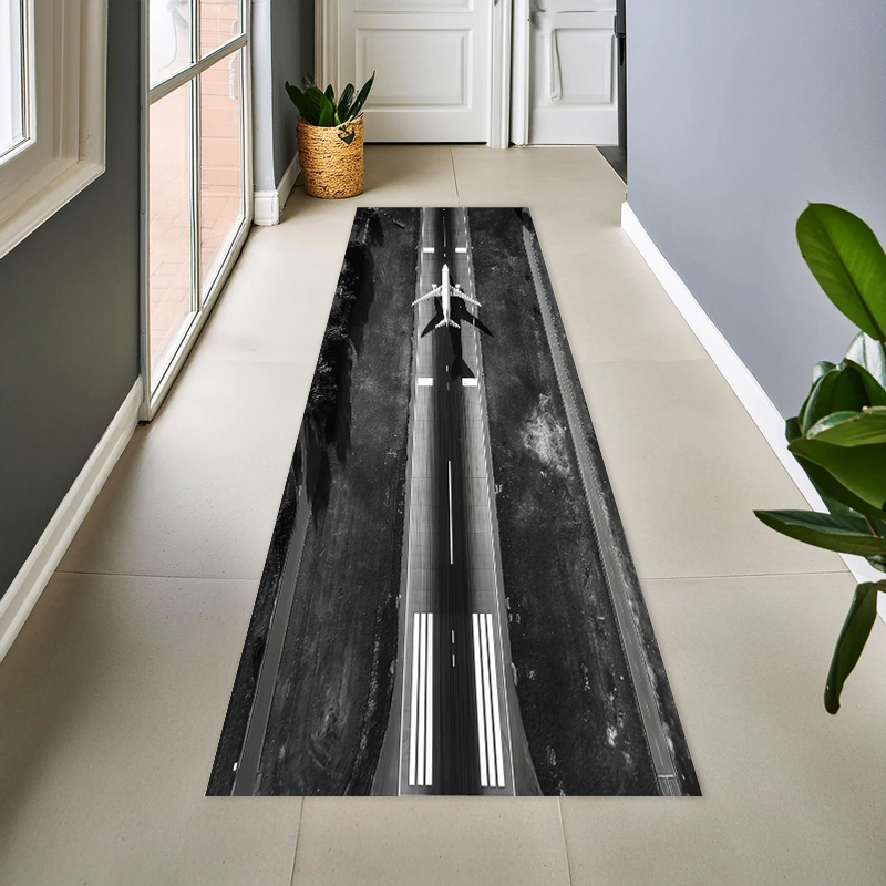 Airport Runway Jet Airplane Av - Jet Home Bathroom Mats review and price