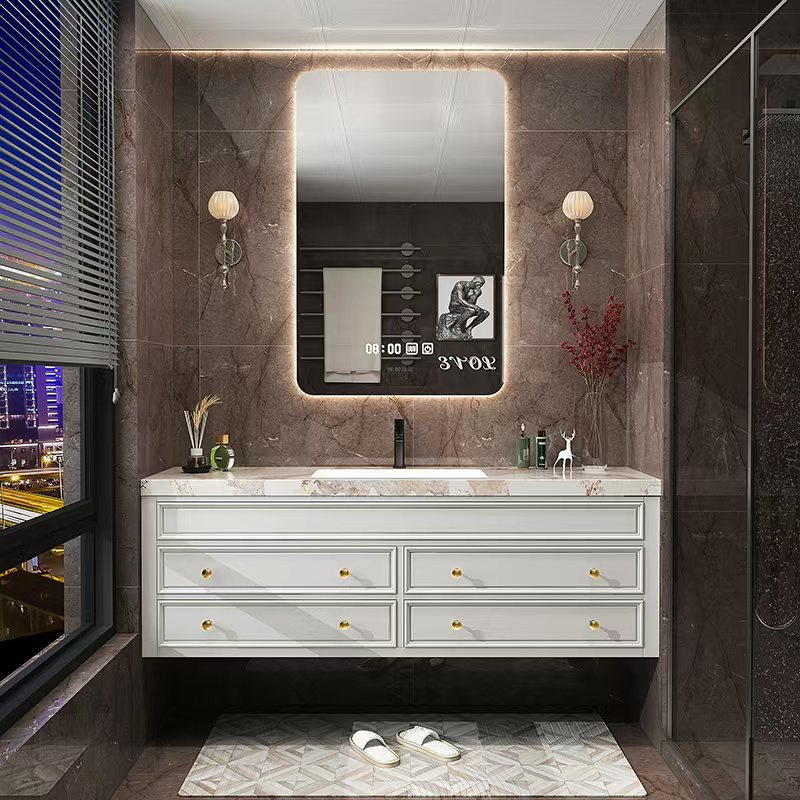 Rustic Retro Bathroom Cabinet  - Home Bathroom Vanity Combo review and price