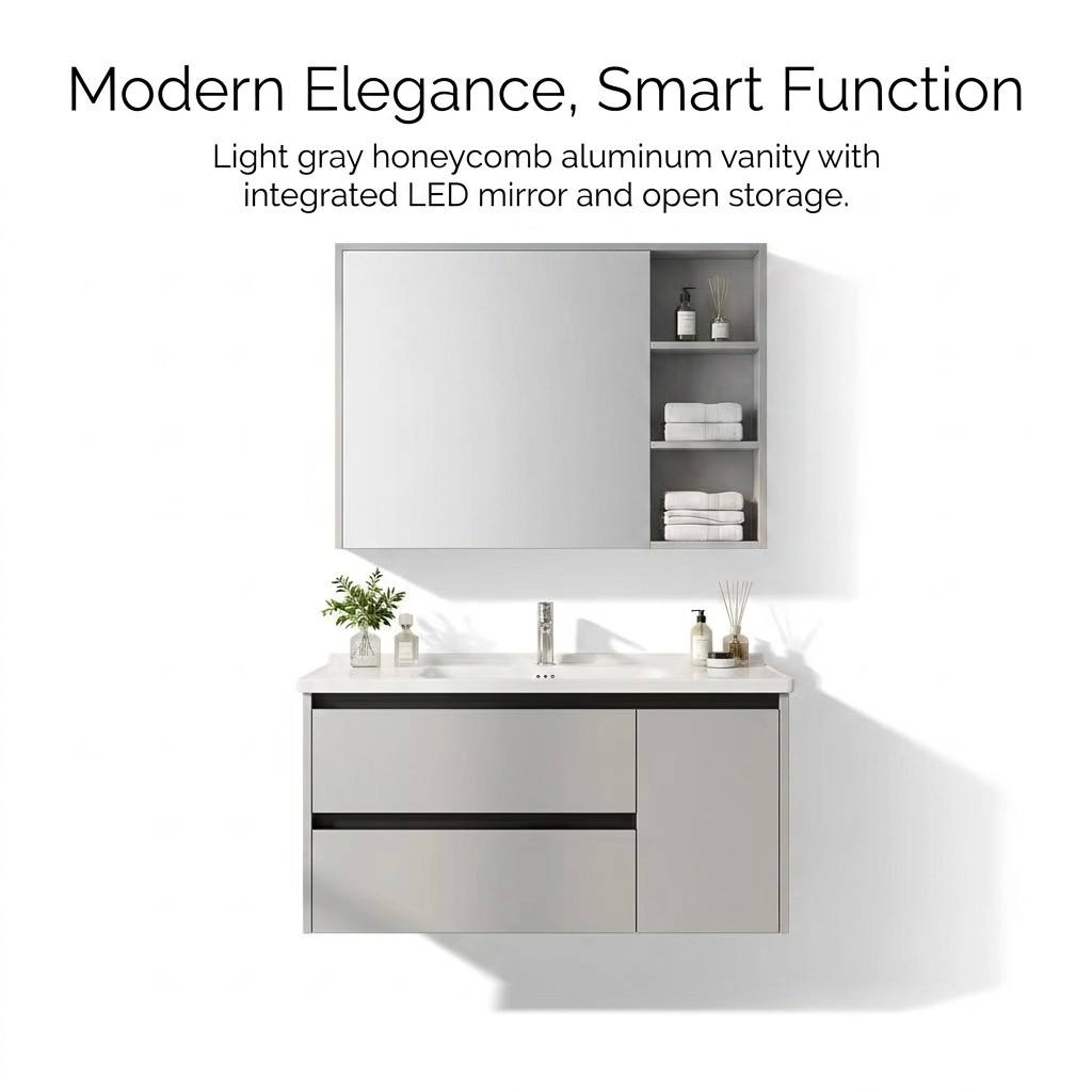 Bathroom CabinetModern Eco-Fri - Home Bathroom Vanity Combo review and price