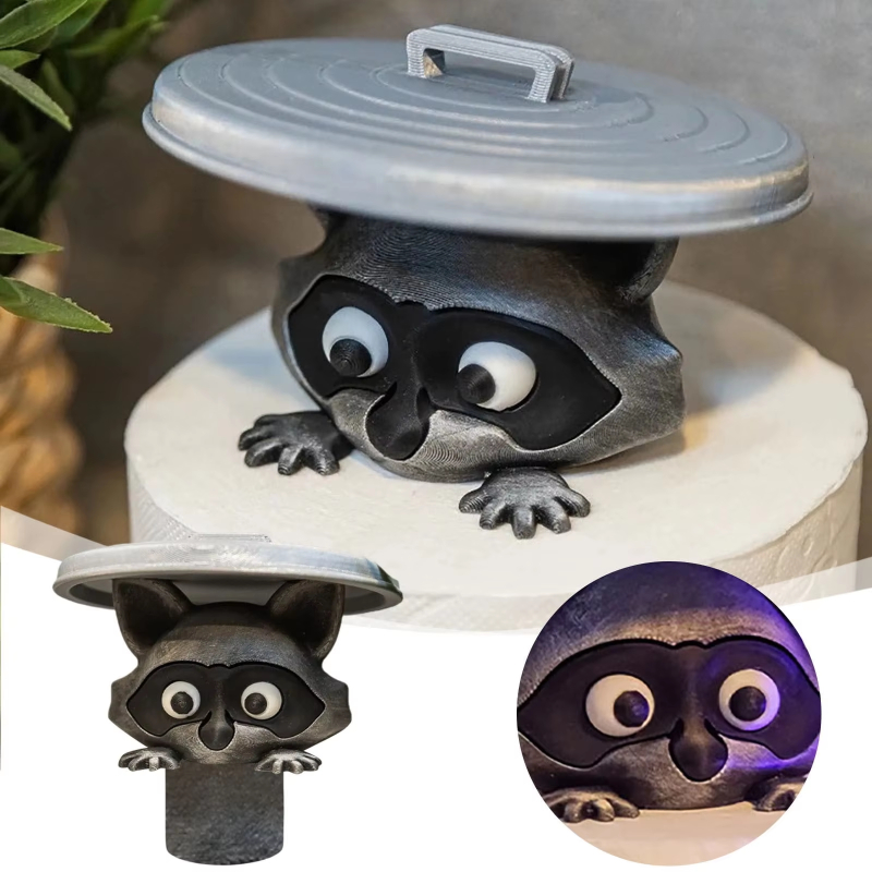 Cute Raccoon Toilet Paper Hold - Home Bathroom Decor Ideas review and price